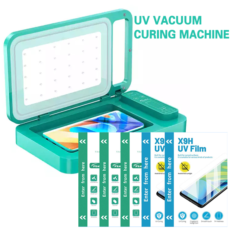 Screen Protector Cutter - TUOLI X9H UV-härtende Vakuumlaminiermaschine für Hydrogel-Film,