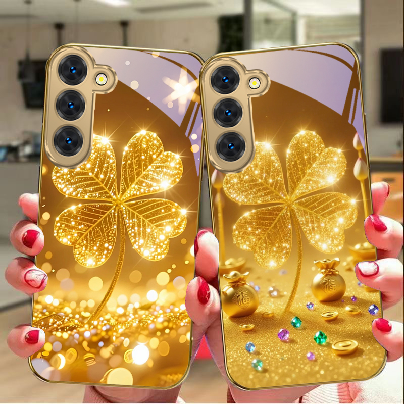 Riesiger goldener Kleeblatt-Ha – Samsung Galaxy S25 Bewertung und Preis
