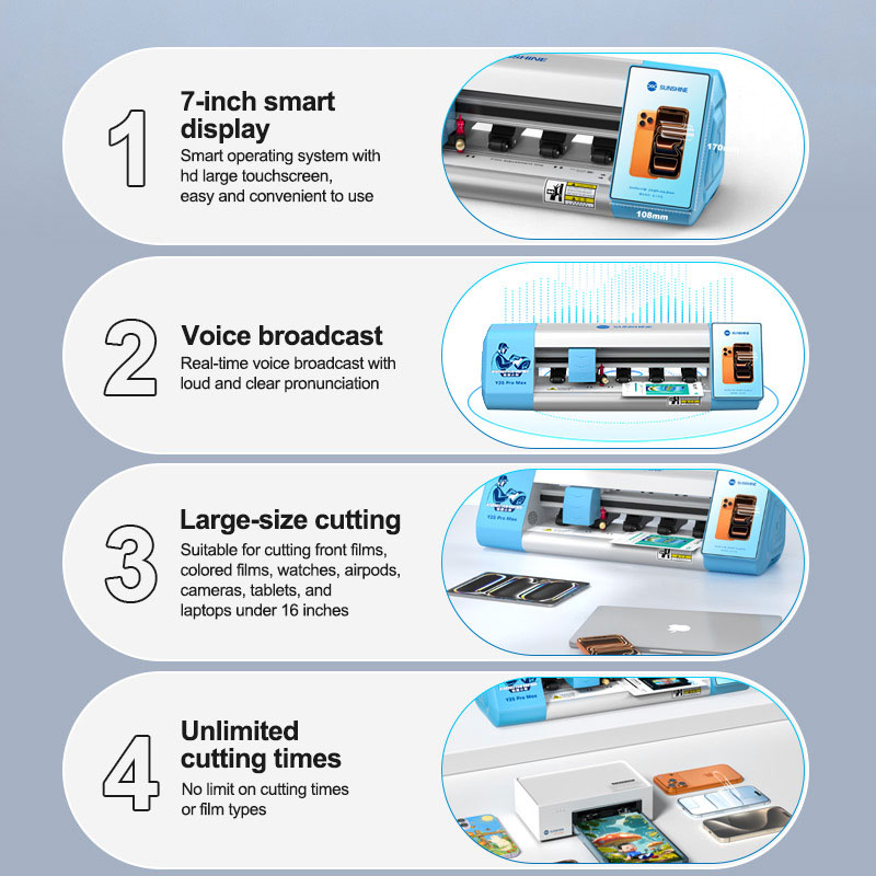 SUNSHINE Y25 Pro Max 16-Zoll G – Screen Protector Cutter Bewertung und Preis